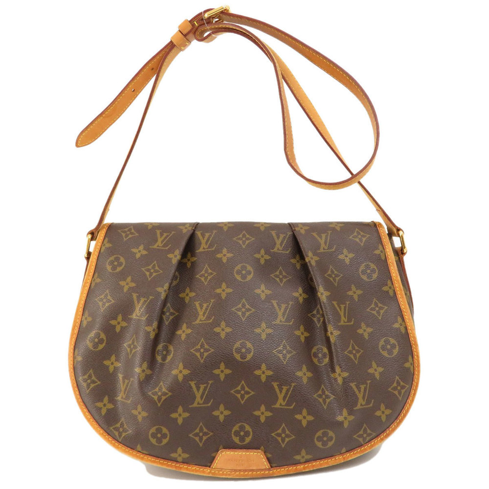 Louis Vuitton Menilmontant MM Monogram Shoulder Bag Monogram Canvas